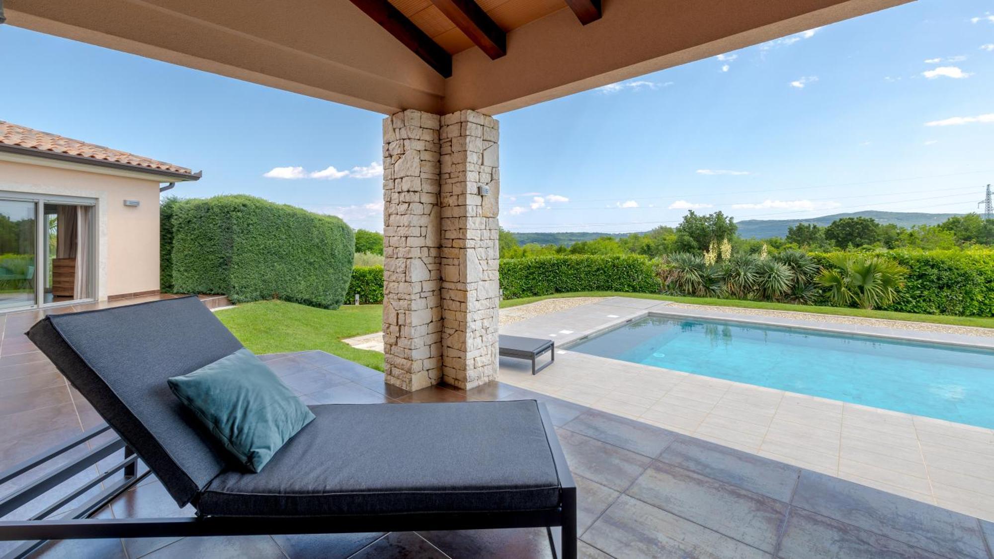 Villa Labin In Zartinj - Luxury Privacy Heated Pool With Auto Cover Εξωτερικό φωτογραφία