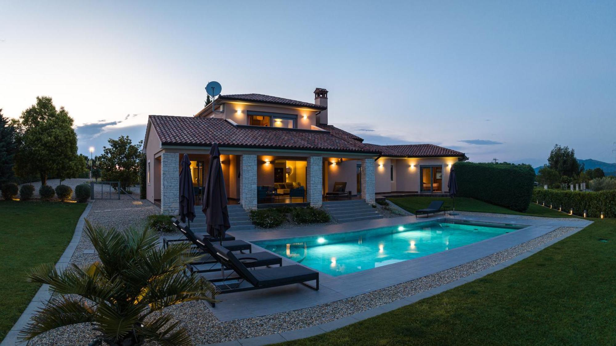 Villa Labin In Zartinj - Luxury Privacy Heated Pool With Auto Cover Εξωτερικό φωτογραφία