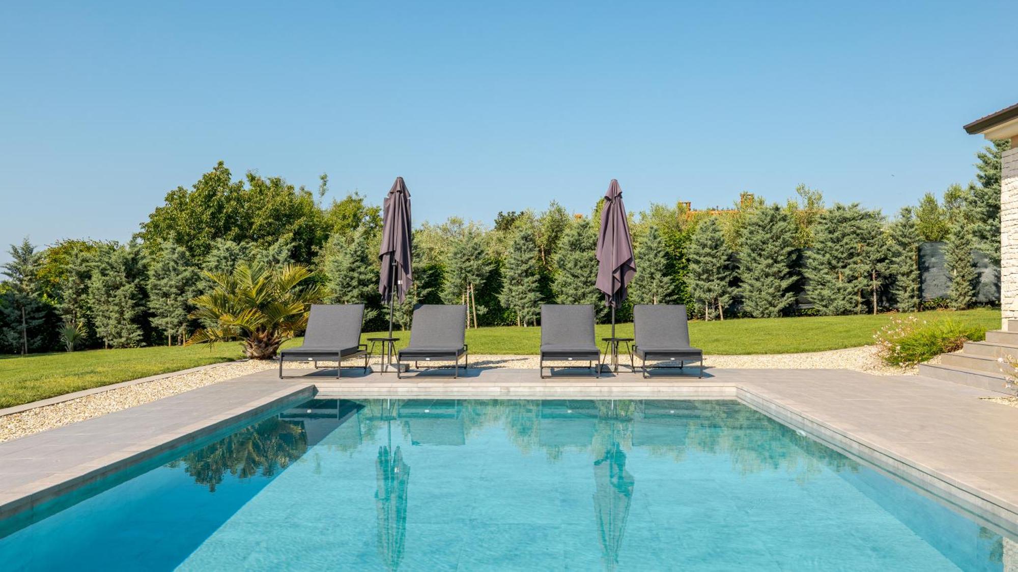 Villa Labin In Zartinj - Luxury Privacy Heated Pool With Auto Cover Εξωτερικό φωτογραφία