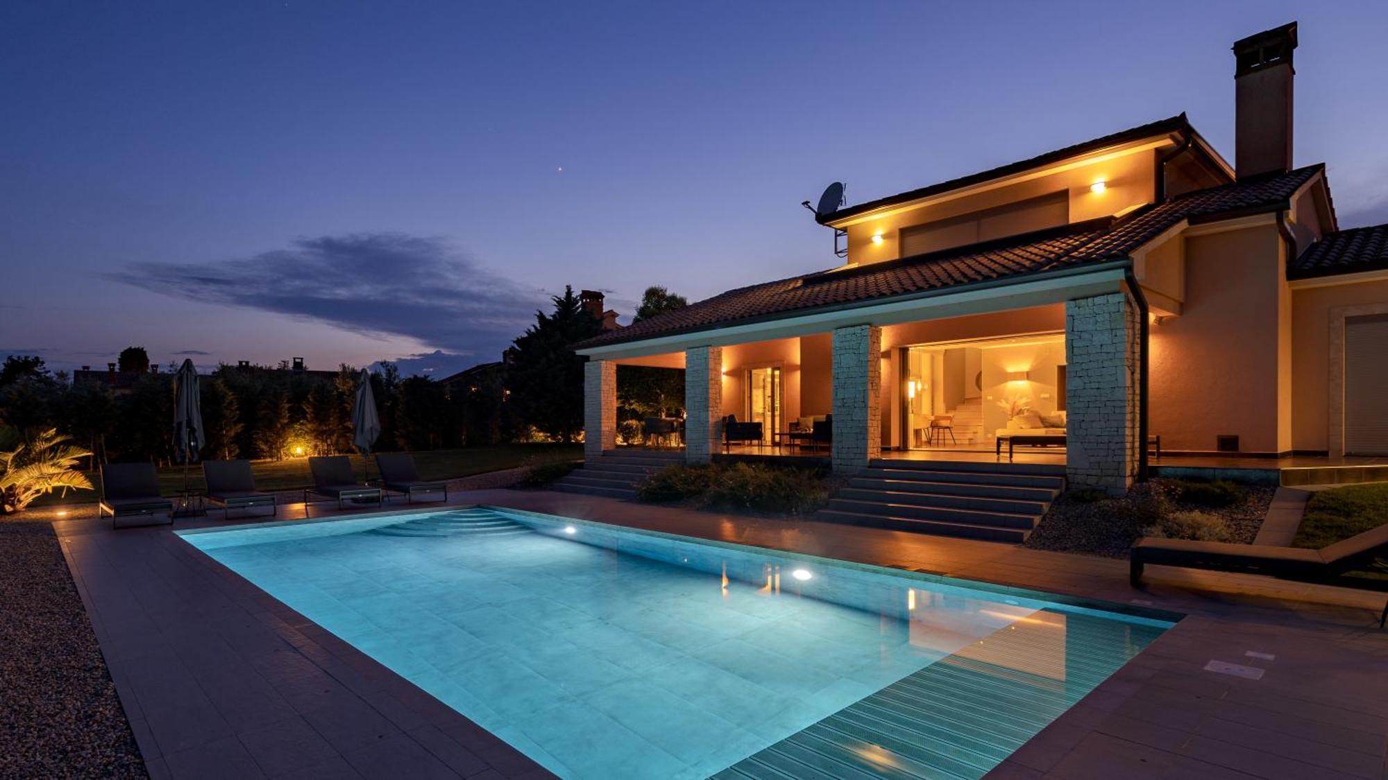 Villa Labin In Zartinj - Luxury Privacy Heated Pool With Auto Cover Εξωτερικό φωτογραφία