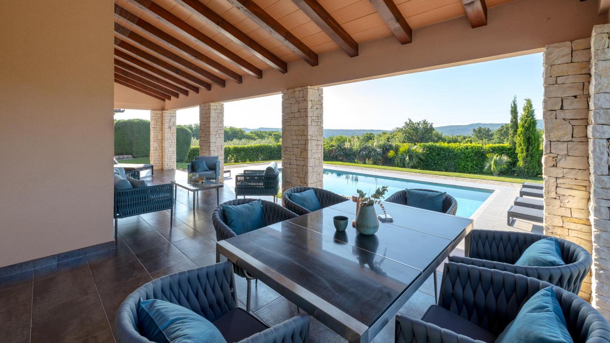 Villa Labin In Zartinj - Luxury Privacy Heated Pool With Auto Cover Εξωτερικό φωτογραφία